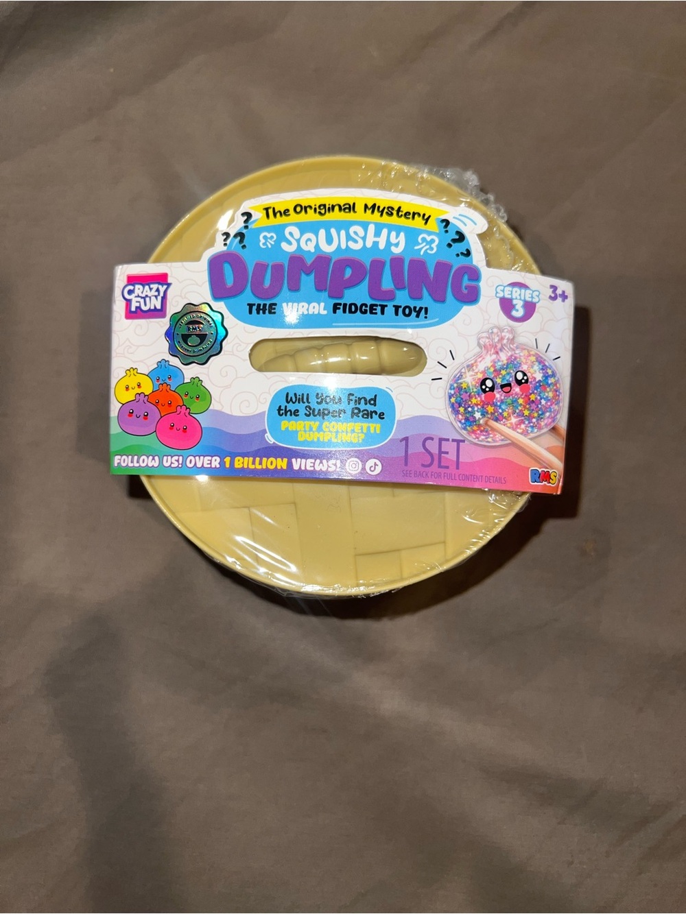 Crazy Fun RMS party confetti dumpling Squishy